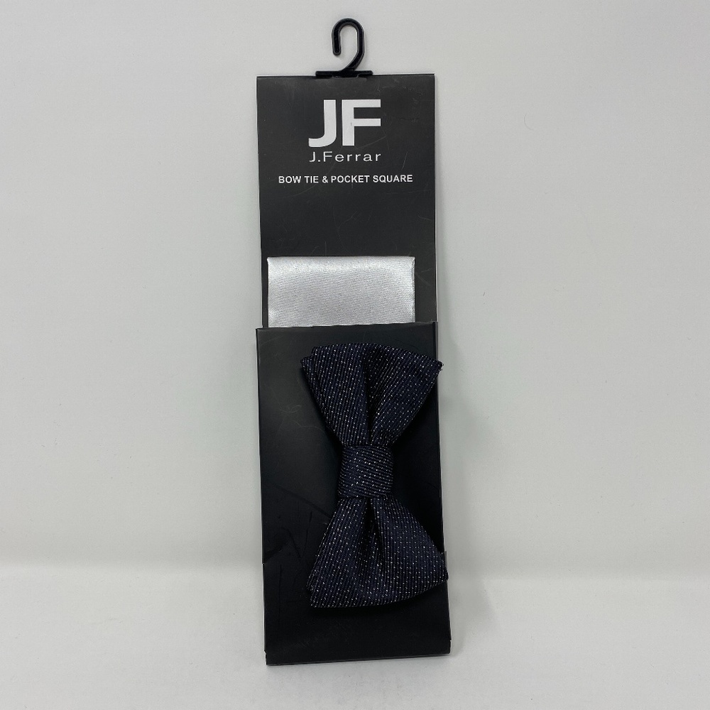 JF J. Ferrar Bow Tie & Pocket Square Combo
